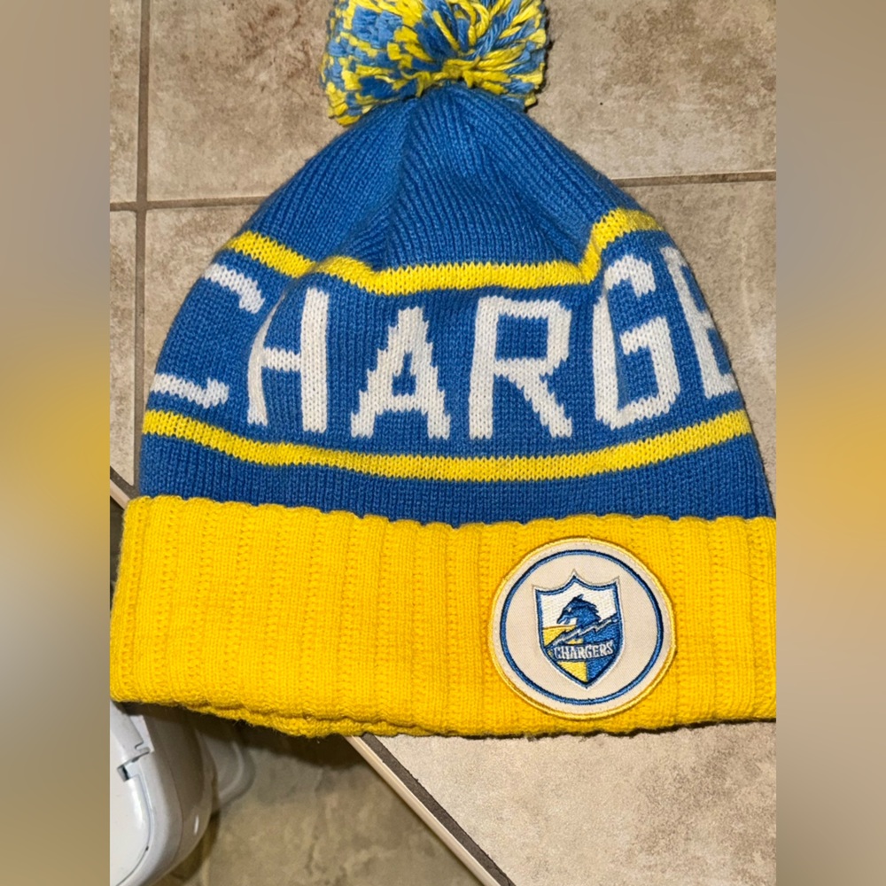 MITCHELL & NESS LA CHARGERS THROWBACK STOCKING HAT/CAP
